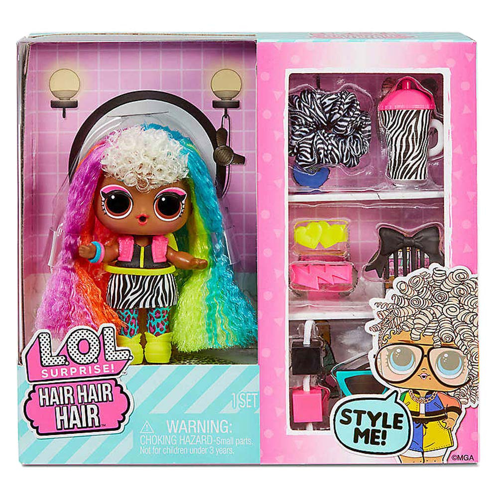 L.O.L. Surprise Hair Dolls W 10 Surprises Assorted 1pc