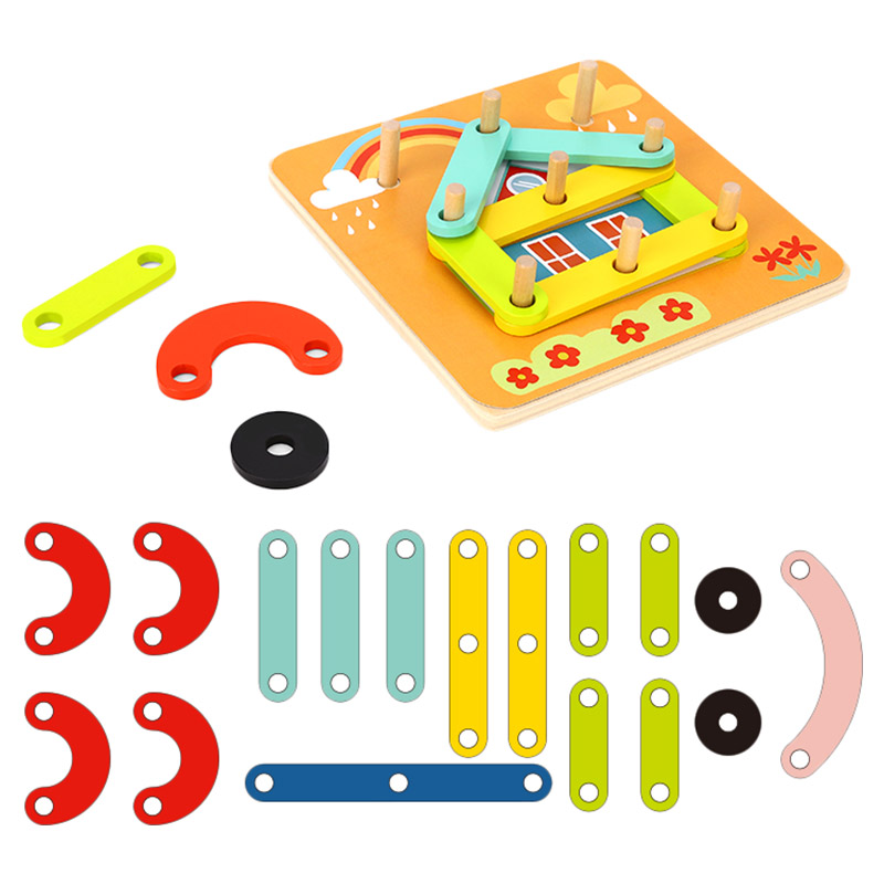 Tooky Toy - Wooden My Learning Puzzle - 24pcs