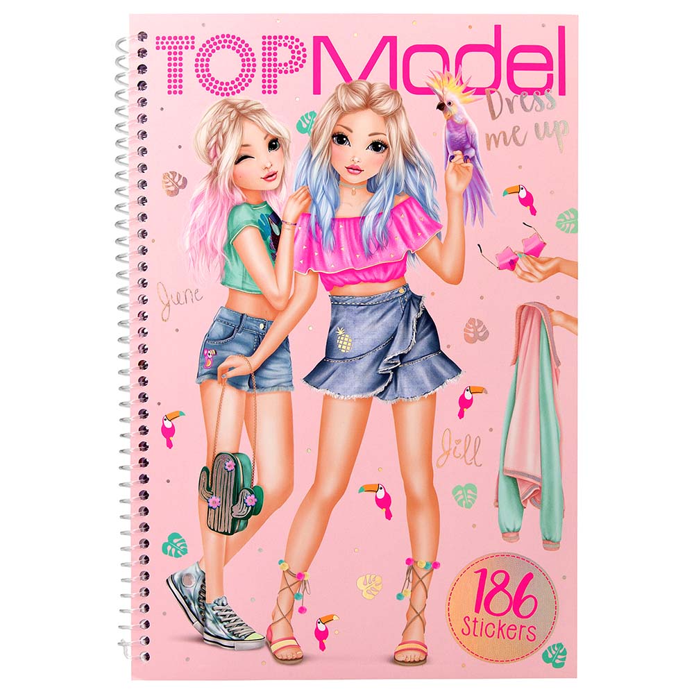 Libro Cuaderno con Calcomanias Dress me up (Incluye Stickers) De -  Buscalibre