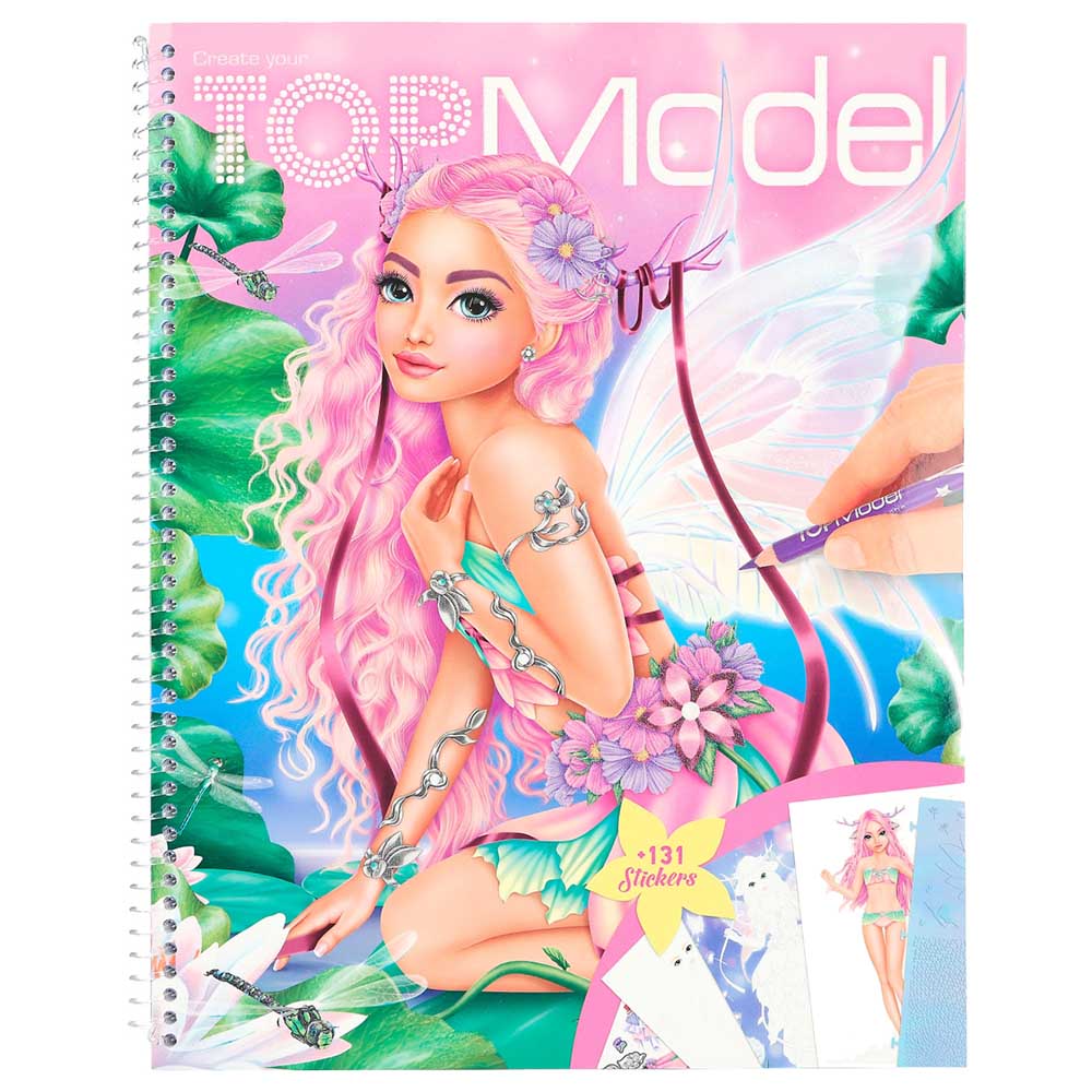 Buy Top Model - Create Your Colouring Book Fantasy in UAE | Mumzworld