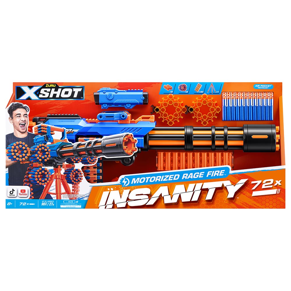 X-SHOT & NERF トイガンセット エックスショット SKINS メナス | おもちゃ通販のトイザらス