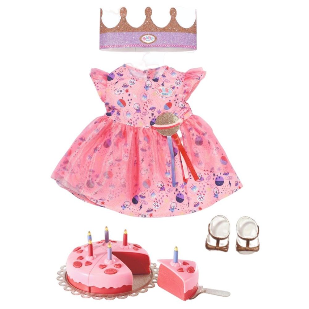 Buy Baby Born - Deluxe Happy Birthday Set 43cm in UAE