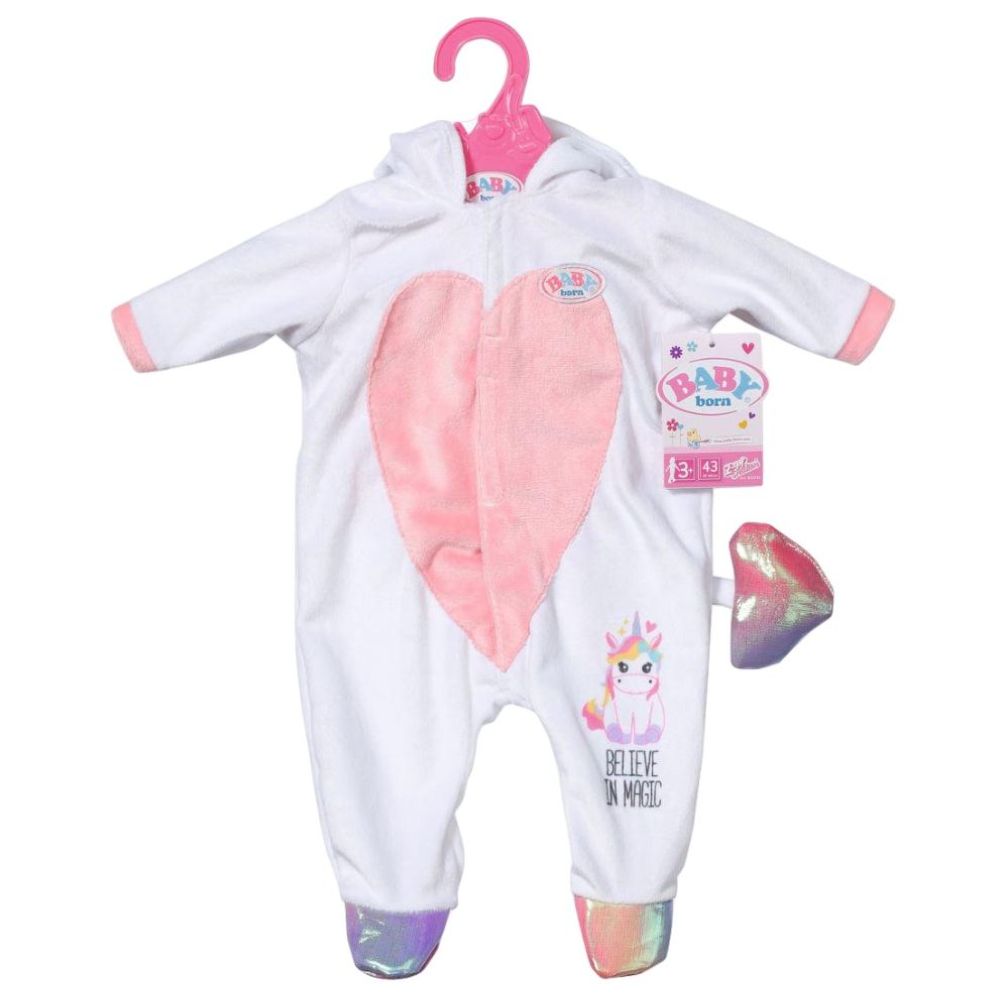 Baby Born Doll Unicorn Onesie