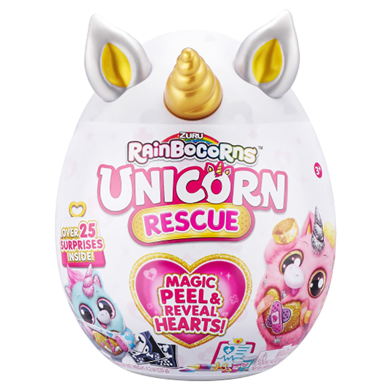 Rainbocorns Epic Giant White Egg Surprises Unicorn Rescue
