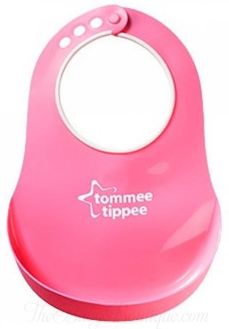 Tommee Tippee Essentials Comfi Neck Catch Bib- Pink