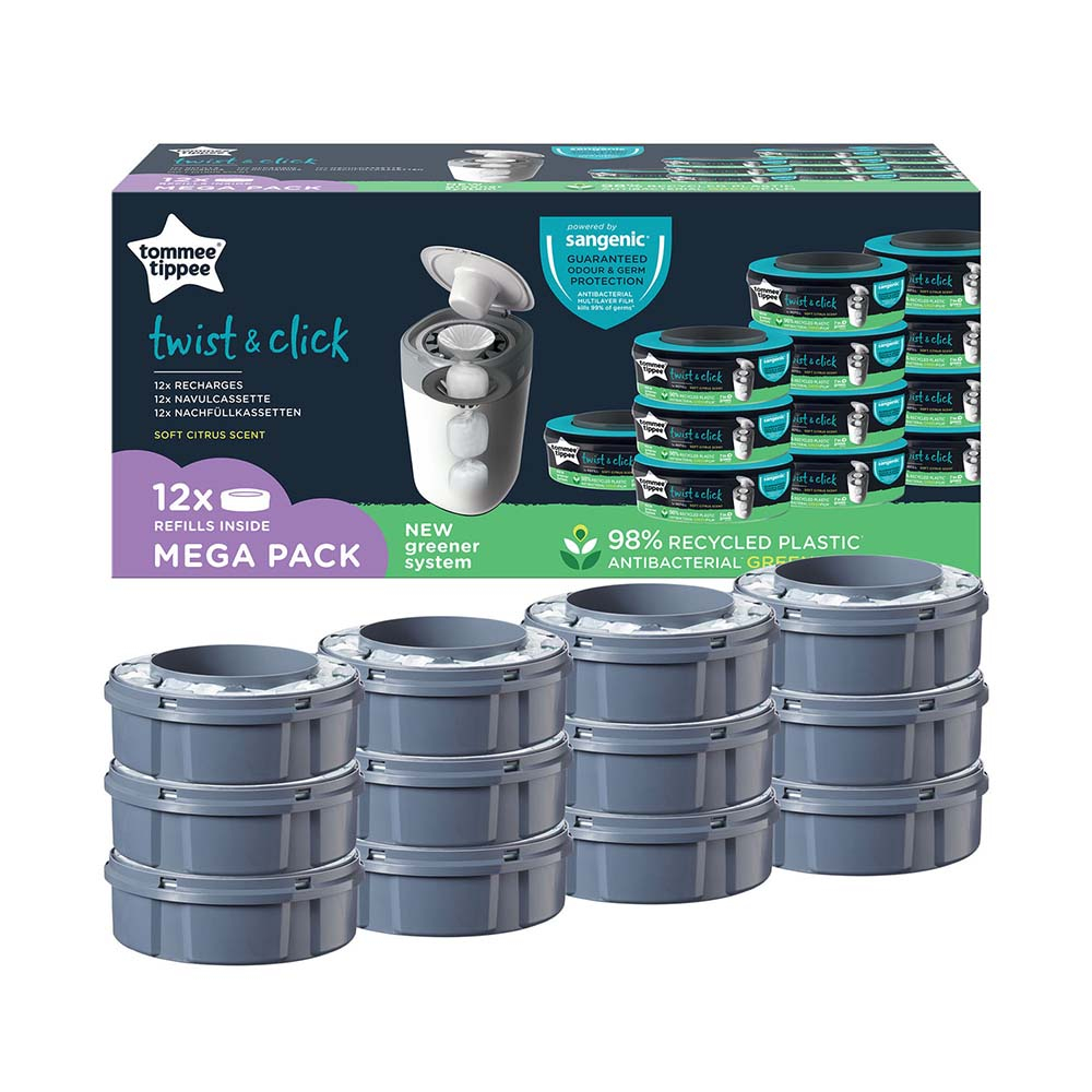 Tommee Tippee Sangenic Twist & Click Refill Cassettes - The Nappy Shop