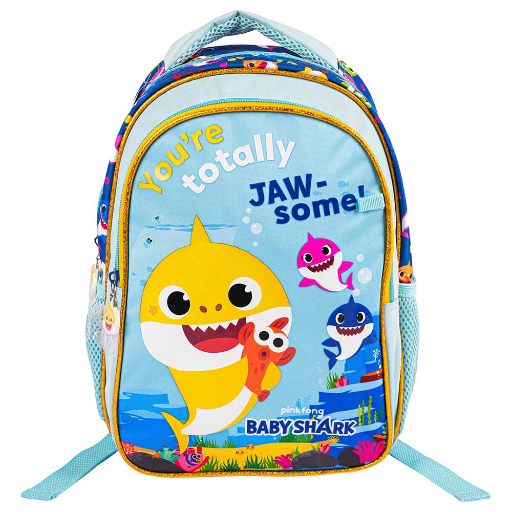 Rainbow Max Baby Shark Backpack 13inch Blue