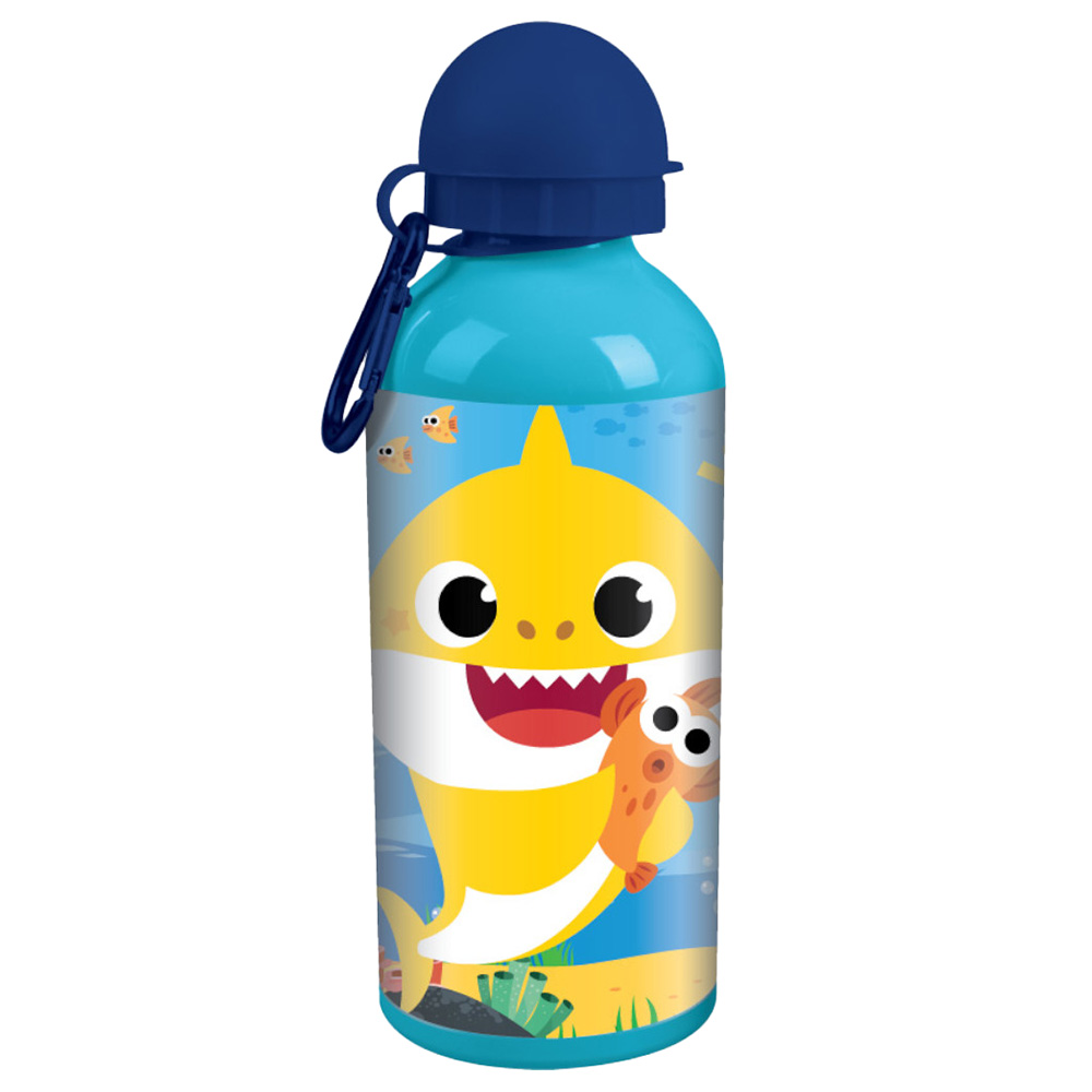 Rainbow Max - Baby Shark Aluminum Water Bottle 600ml - Blue