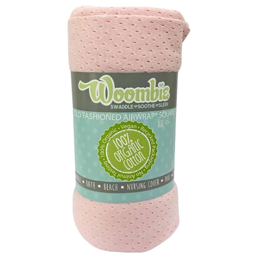 Woombie AirWrap Organic Blanket Princess Pink Buy at Best Price