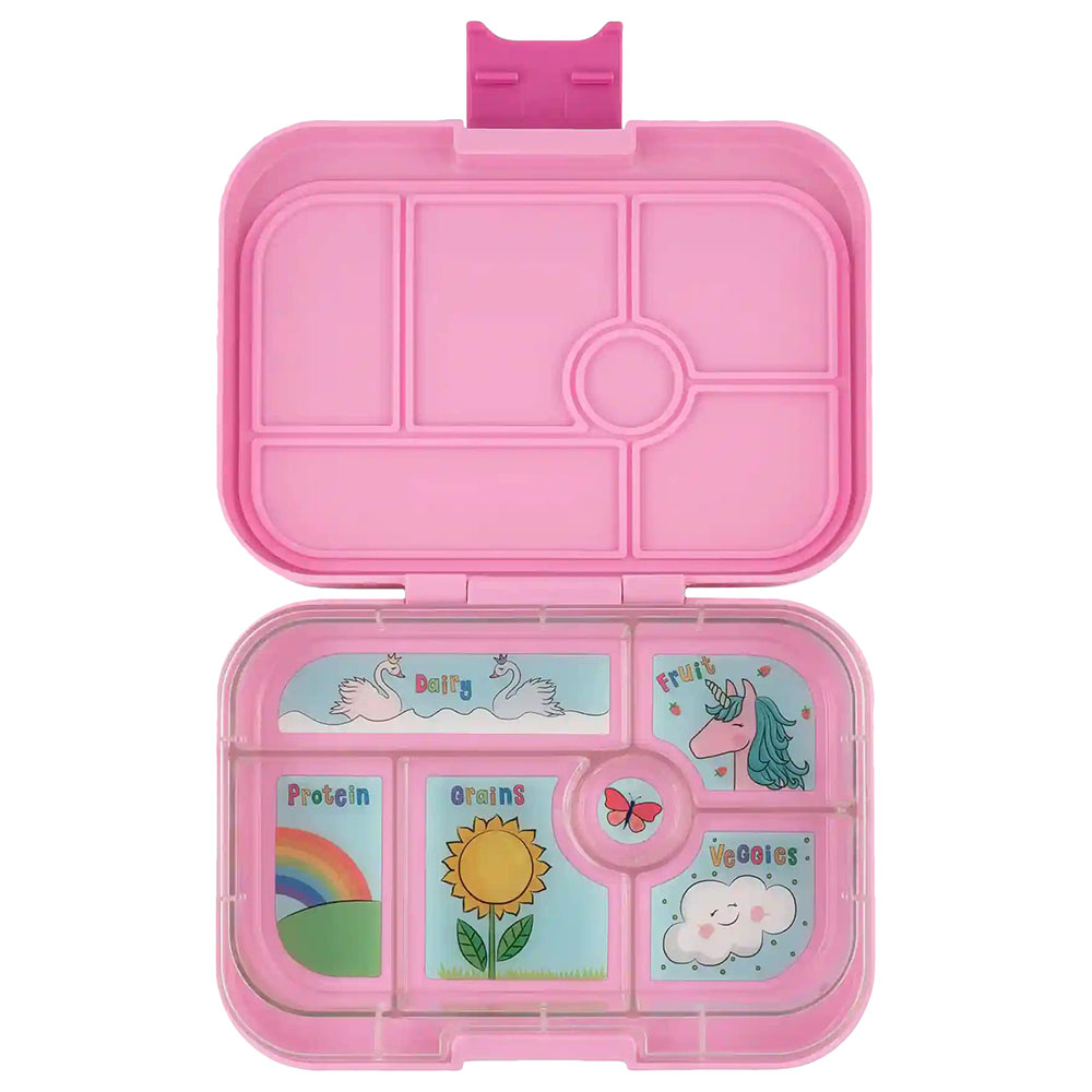 Yumbox 6 Compartment Original Unicorn Snack Box Power Pink