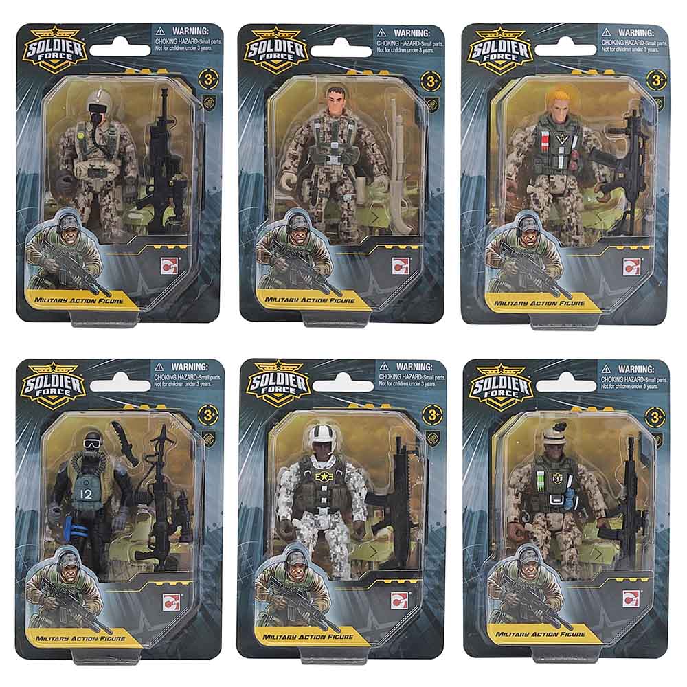 Chap Mei - Soldier Force National Heroes - Assorted 1pc