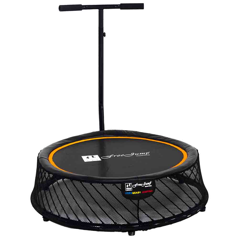 Free Jump Springless Fitness Rebounder Black