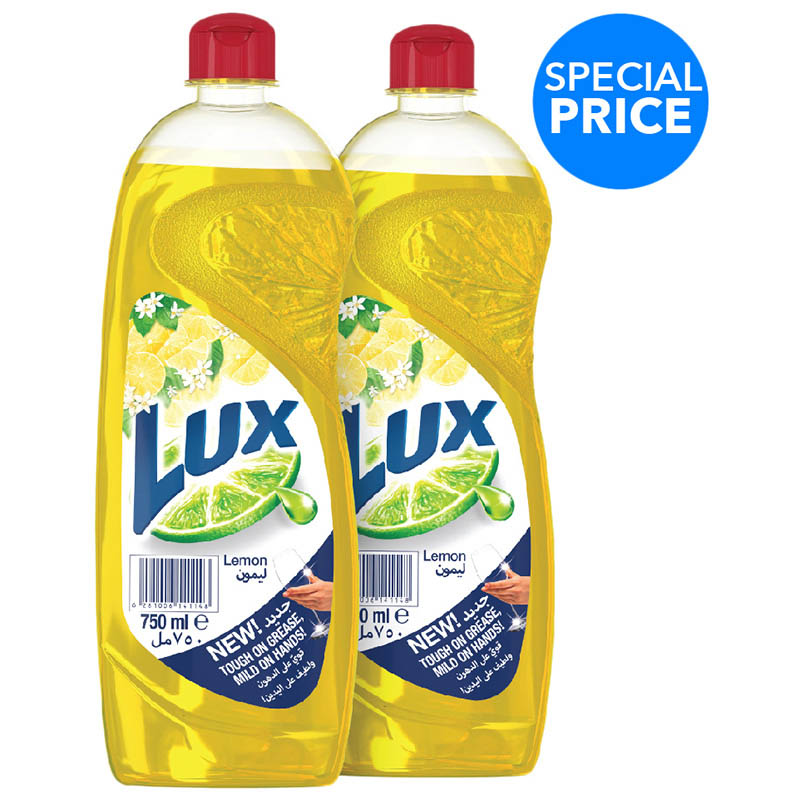 Lux Dishwashing Liquid Lemon 750ml Pack of 2 Buy at Best Price from