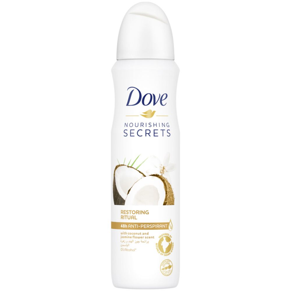 Dove Antiperspirant Deodorant Spray 150ml Coconut & Jasmine