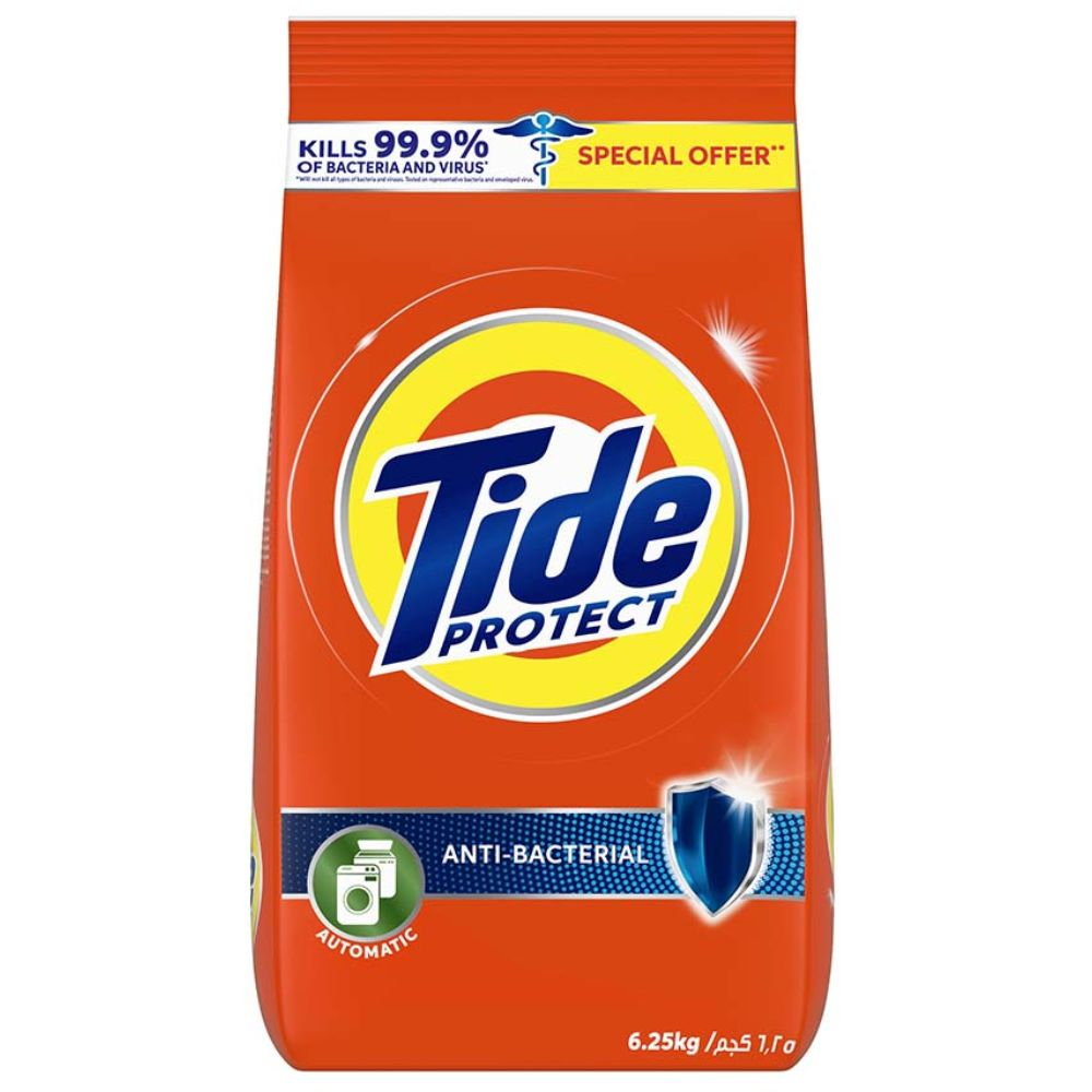 Tide Protect Antibacterial laundry detergent Automatic 6.25Kg
