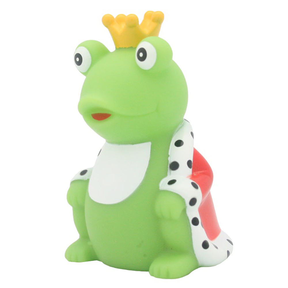 Buy LILALU Frog King with Cape Rubber Duck Green in UAE