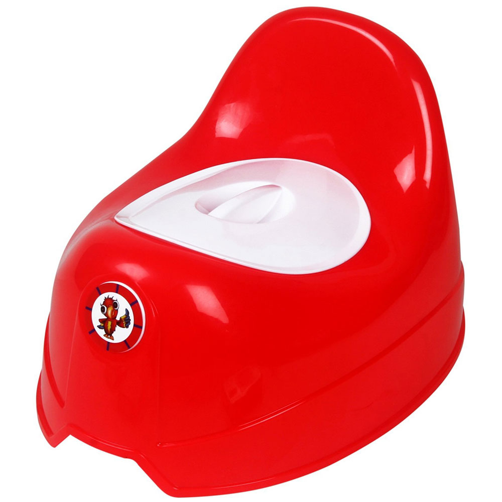 SunBaby Potty Toilet Trainer Seat/Chair w/ Lid Red/White Buy at