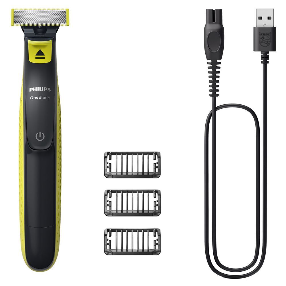 Philips OneBlade Face Timmer Grey/Lime
