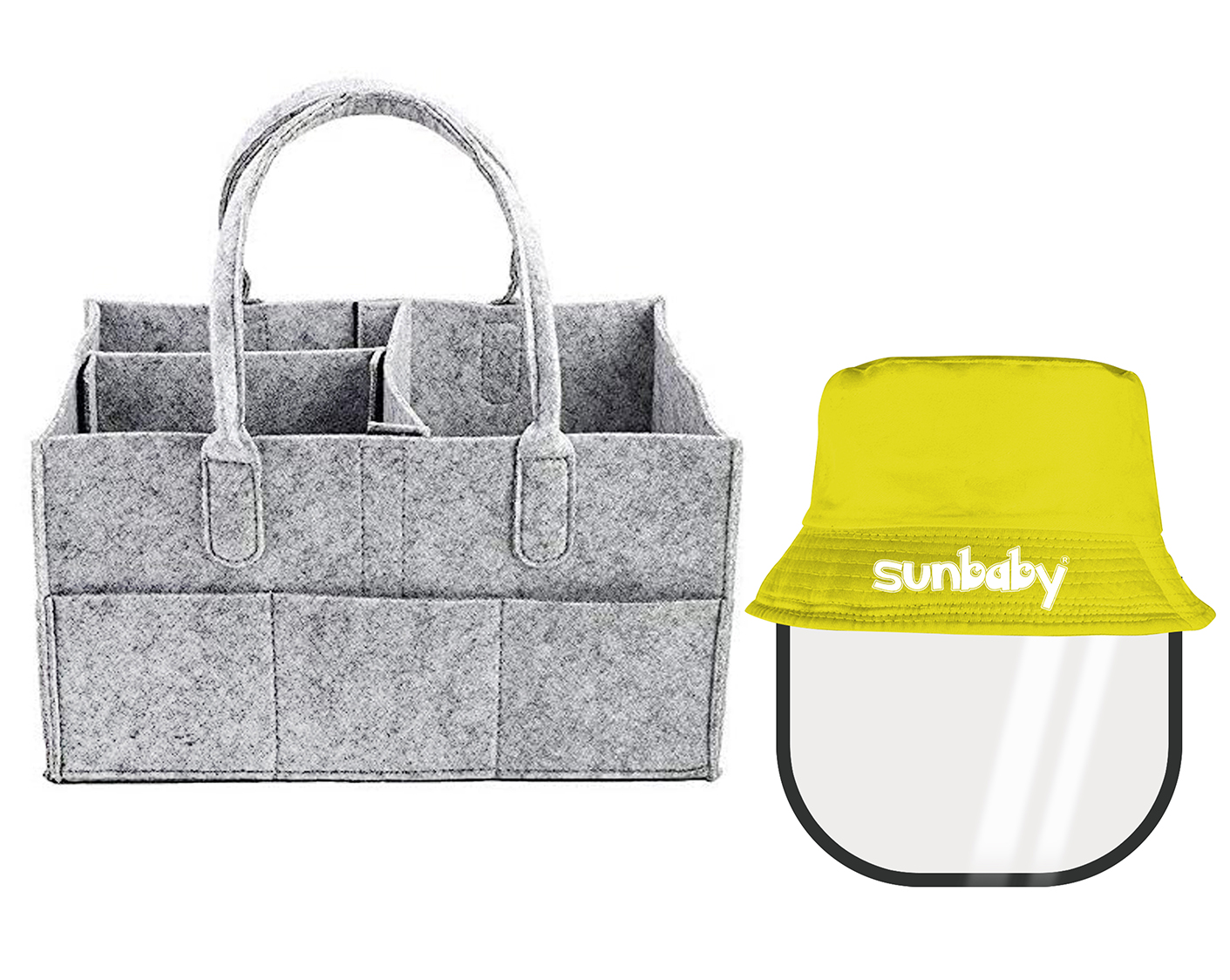 Star Babies - Diaper Caddy, Hat w/ Face Shield Assorted