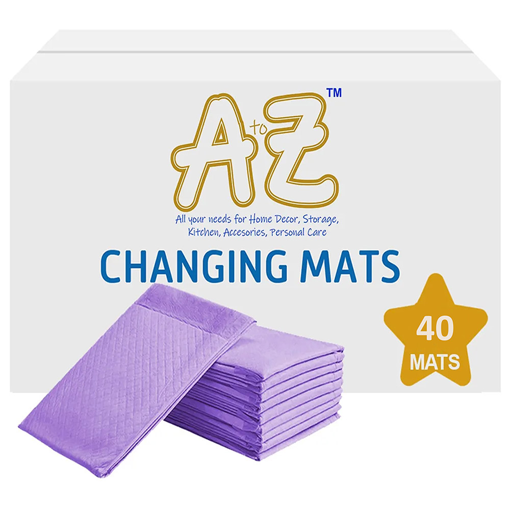 A To Z Large Disposable Changing Mats 40pcsavender