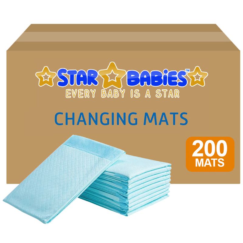 Star Babies Disposable Changing mats (45x60cm) Large, Pack of 200