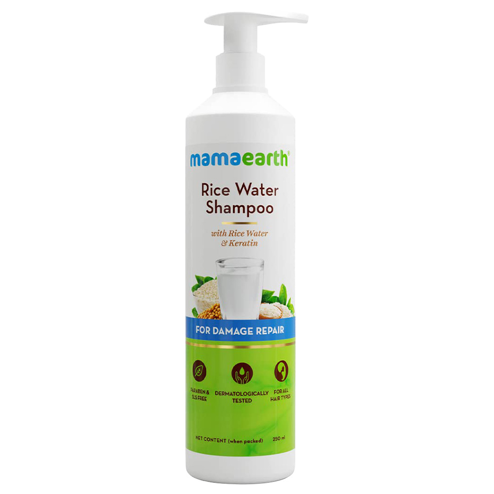mamaearth rice water hair serum