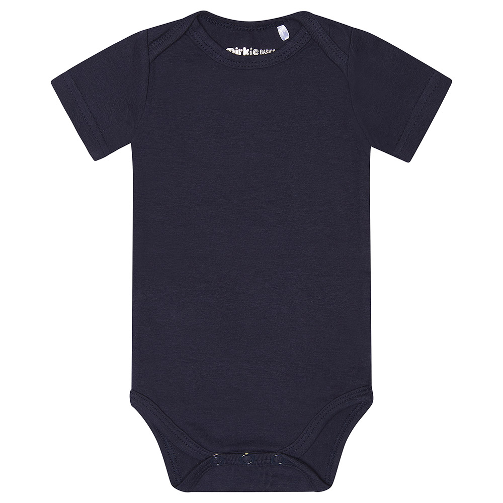 Dirkje Baby Boys Short Sleeves Bodysuit Navy