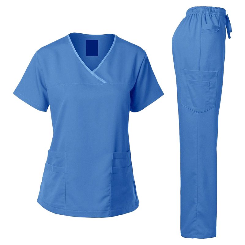 Veronica - Scrub Suit Set Uniform For Ladies - Royal Blue