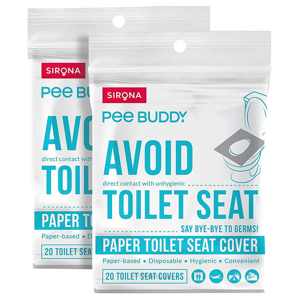 PeeBuddy Disposable Toilet Seat Covers 20pc, Pack of 2 Buy at