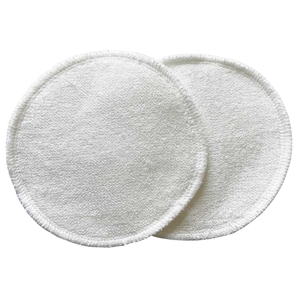 Tigex Bamboo Viscose Washable Breast Pads Pack of 6 White