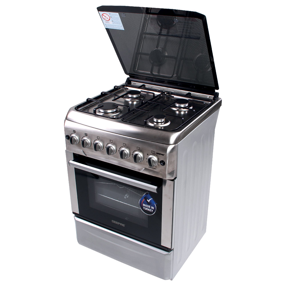 Geepas 60x60 Cooking Range 4 Gas Euro Pool Type Burners Buy at Best
