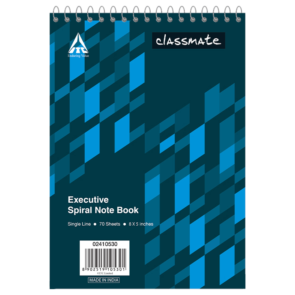 Buy Classmate - Executive Notebook 140 Pages Pack of 10 Blue in UAE ...