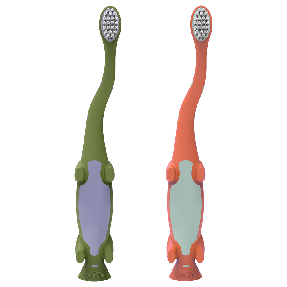 Dr. Browns Toddler Toothbrush Dinosaur Pack of 2