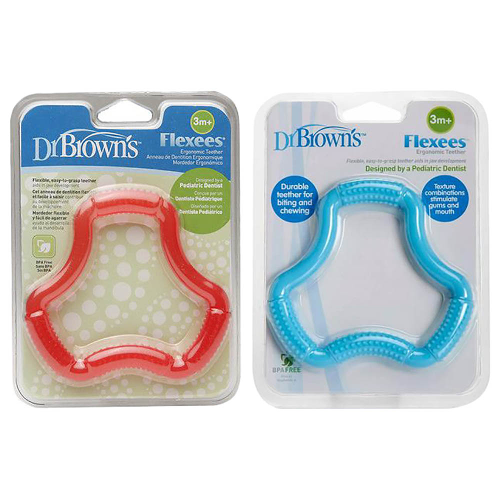 Dr. Browns A Shaped Teether Flexees Assorted 1pc