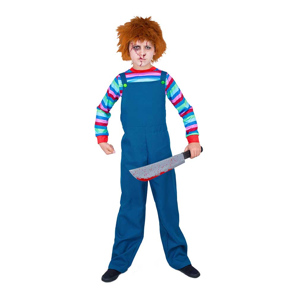 Buy Mad Costumes - Evil Puppet Kids Halloween Costume - Blue in UAE ...