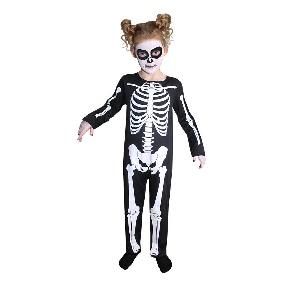Mad Costumes - Skeleton Kids Halloween Costume - Black