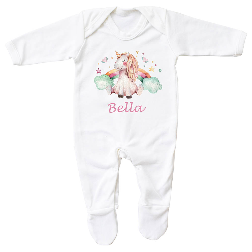 Unicorn baby grow outlet