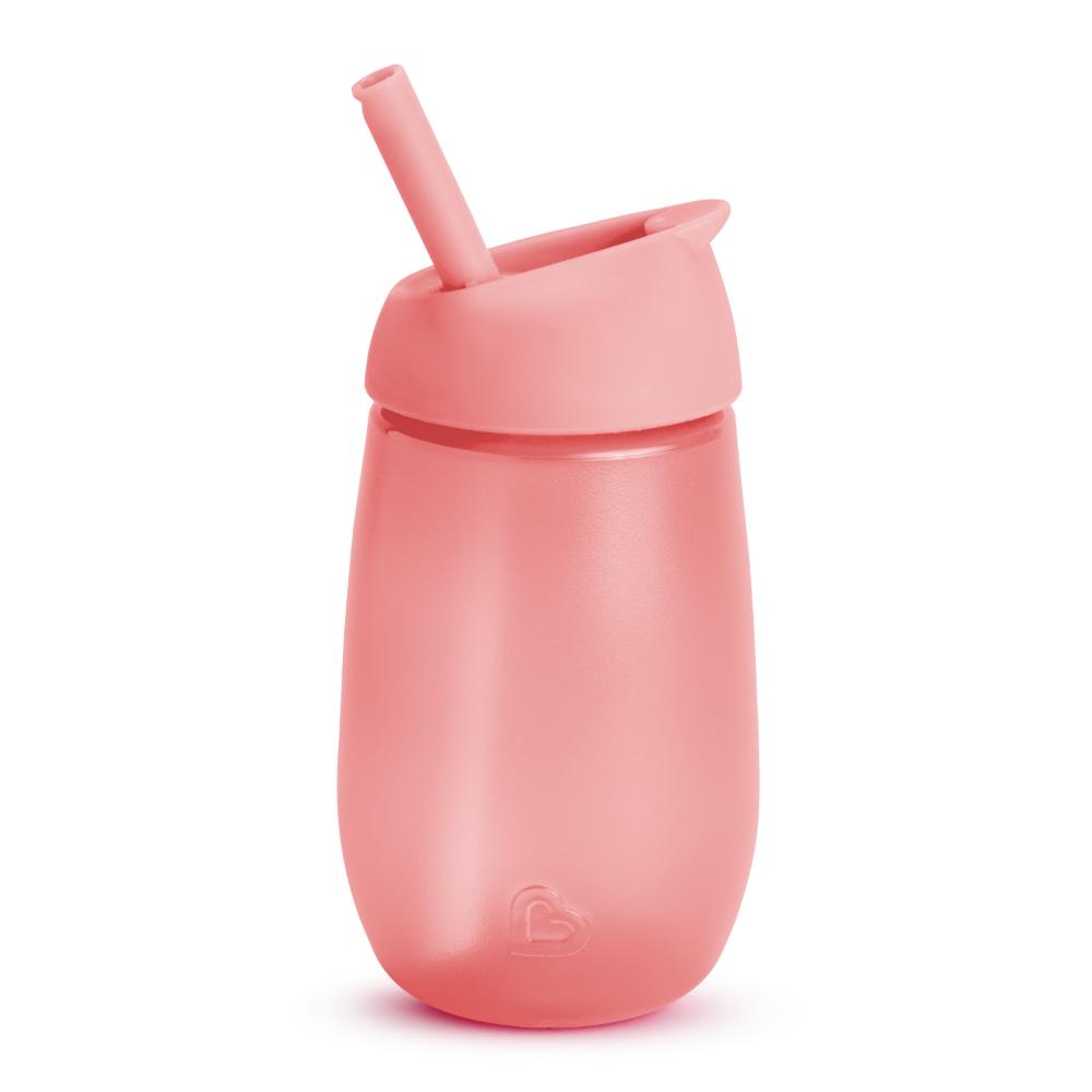 Munchkin - Simple Clean Toddler Straw Cup 12m + Pink - 296ml