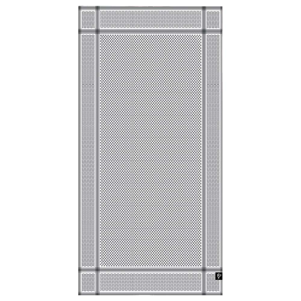 Bu Towel - Shemagh Beach Towel - Grey - Extra Large