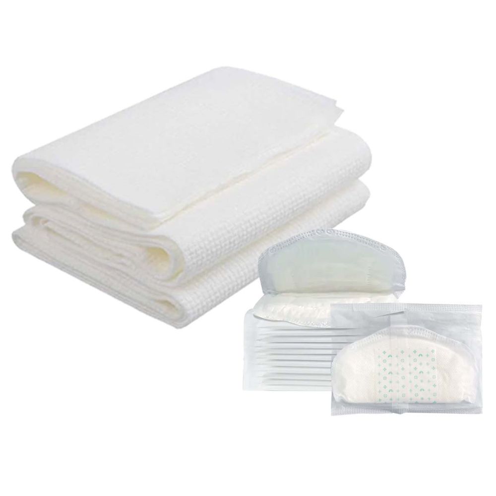 Star Babies - Disposable Towel - Pack Of 3 With Breast Pad - 20pcs