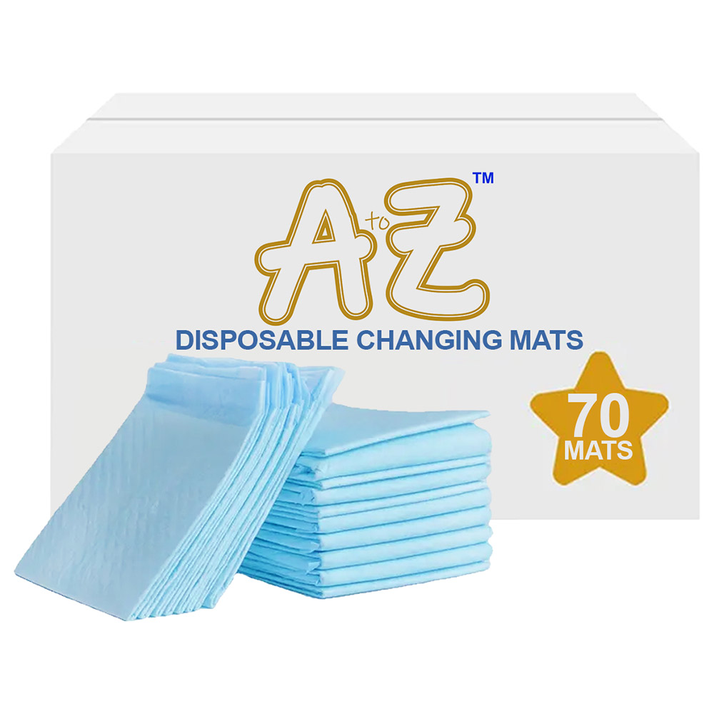 Star Babies - Disposable Changing Mat - L - 45 X 60 cm - 70pcs - Blue