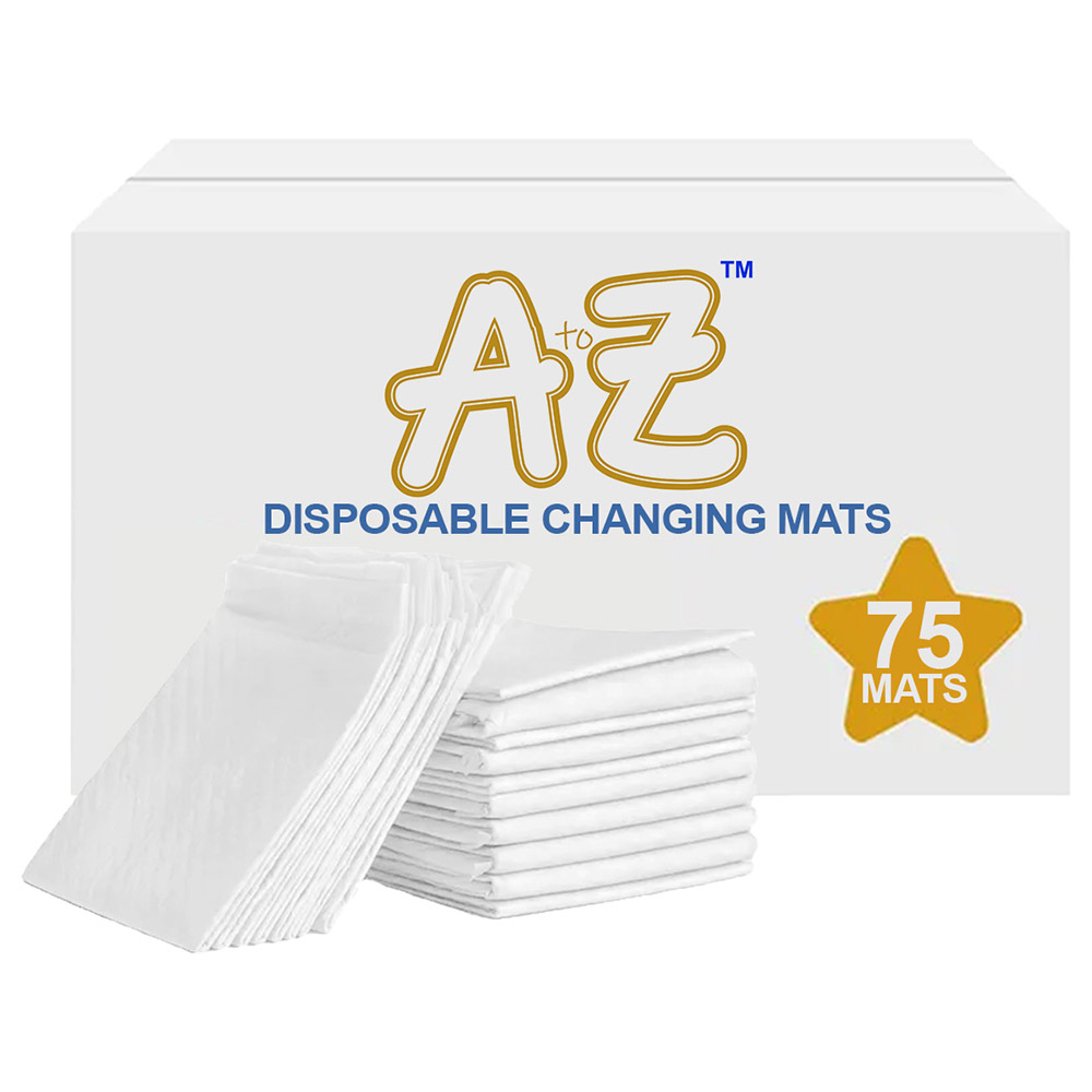 Star Babies - Disposable Changing Mat - L - 45 X 60 cm - 75pcs - White