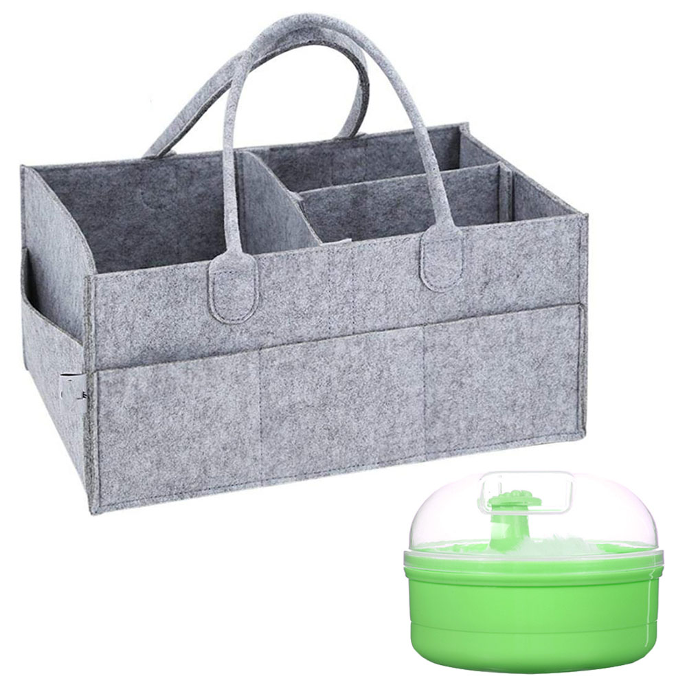 Star Babies - Caddy Diaper Bag with Powder Puff - Assorted