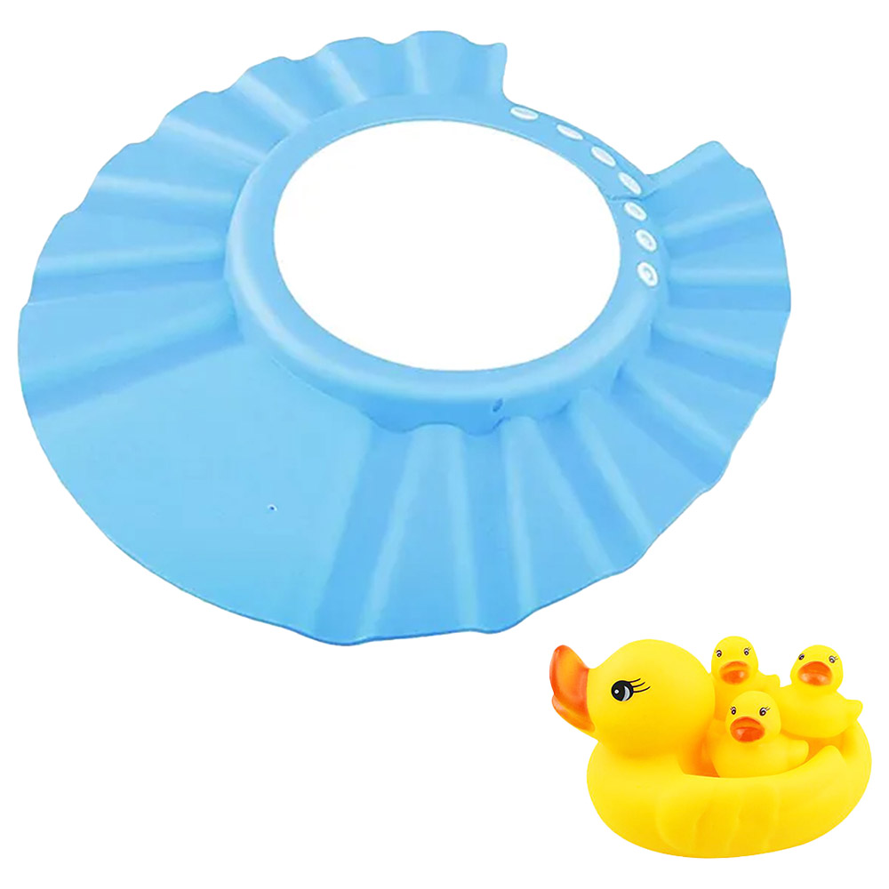 Star Babies - Kids Shower Cap With Rubber Duck - 2pcs - Blue