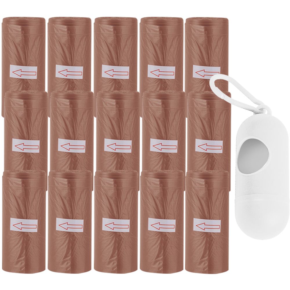 Star Babies - Scented Nappy Bag 225pcs with Dispenser - Brown