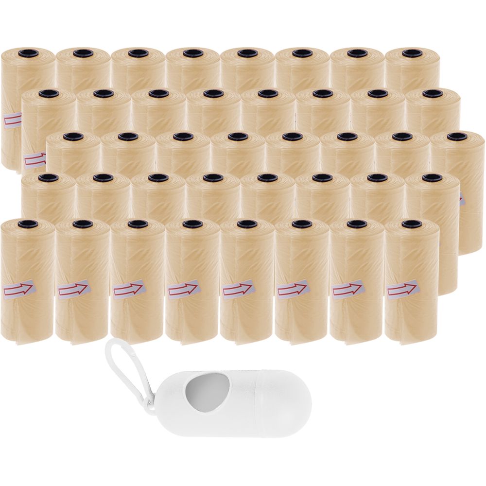 Star Babies - Scented Nappy Bag 600pcs with Dispenser - Ivory