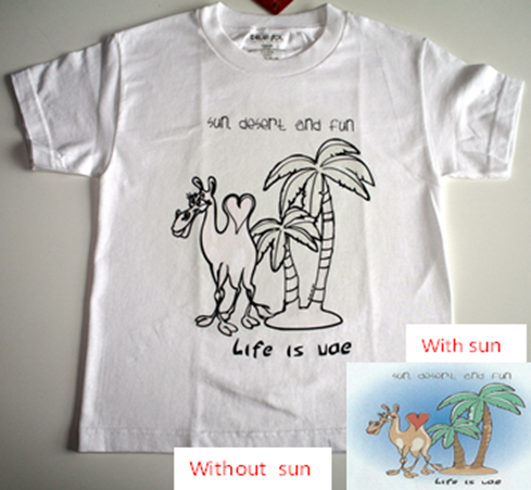 Palm Sun, Desert Fun T-Shirt - White 