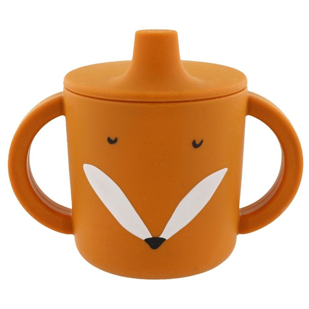 Trixie - Silicone Sippy Cup With Handles - Mr. Fox - 200ml