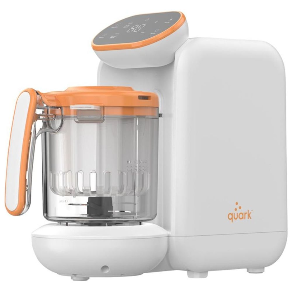 Quark Quook 5 In 1 Baby Food Processor White/Orange