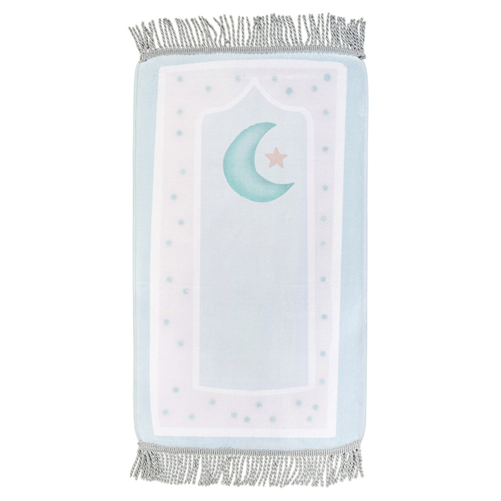 HilalFul - Themed Foam Kids Prayer Mat - Blue